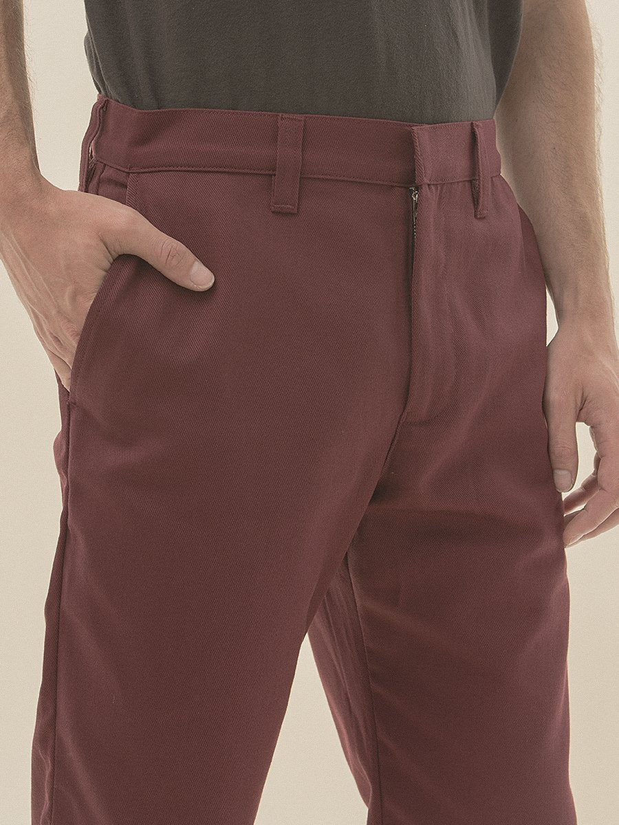 California Burgundy Chino