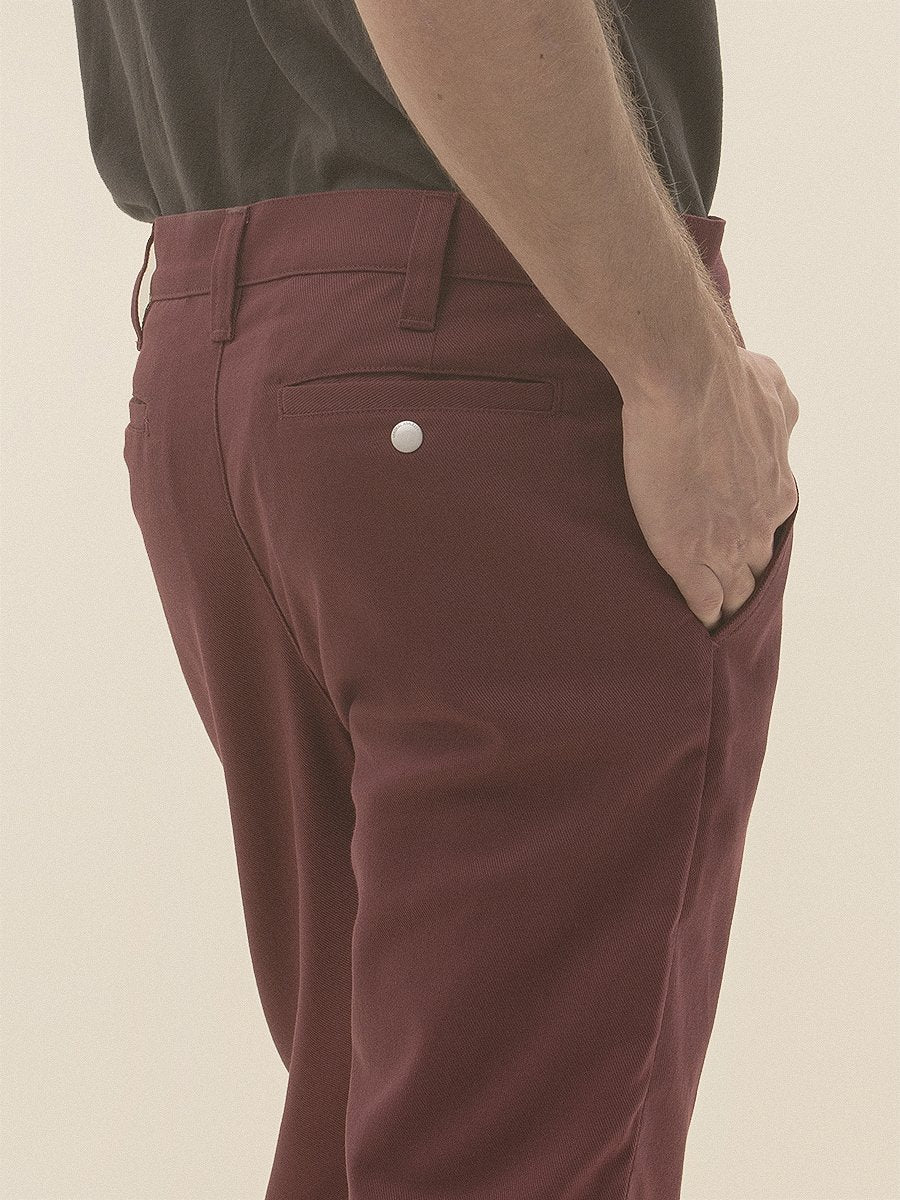 California Burgundy Chino