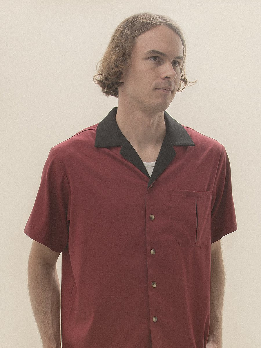 Speedway Rayon Burgundy