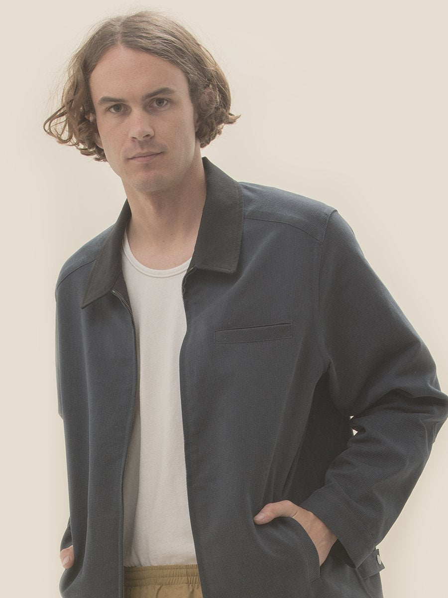 California Navy Bedford Jacket